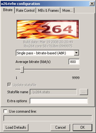 Tutorial x264 (H264/AVC)