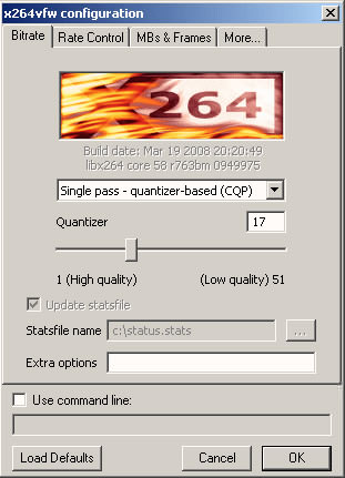 Tutorial x264 (H264/AVC)