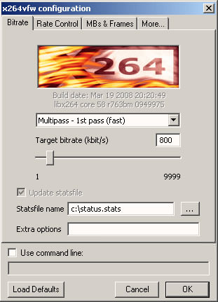 Tutorial x264 (H264/AVC)