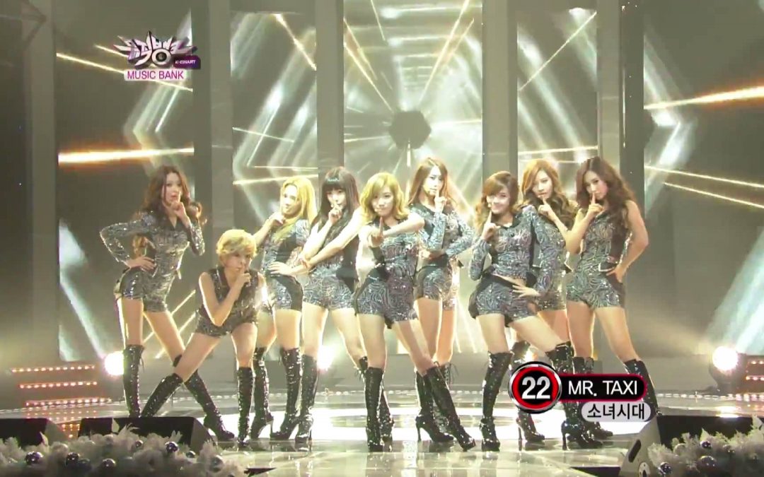 SNSD Girls’ Generation 소녀시대 MR.TAXI KBS MUSIC BANK