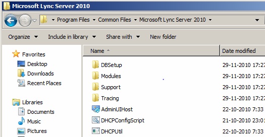 Conexión de teléfonos IP con LYNC