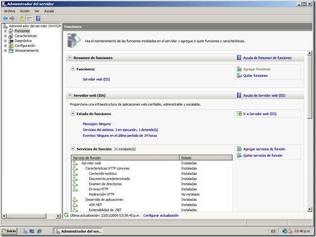 Tutorial Administrar IIS7 de forma remota