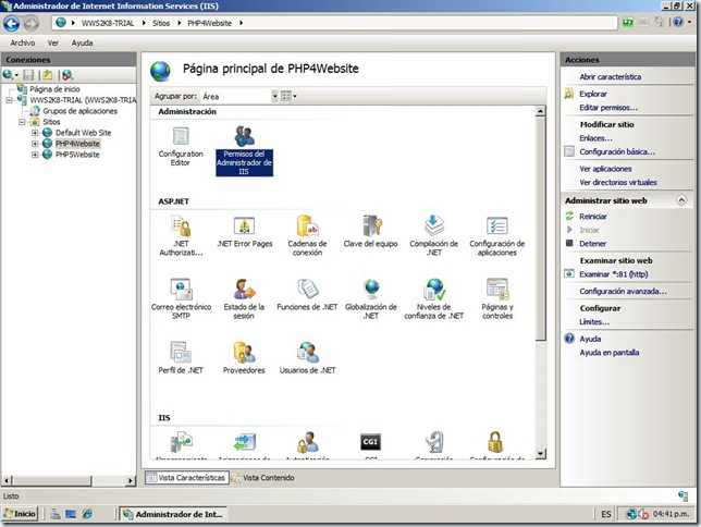 Tutorial Administrar IIS7 de forma remota