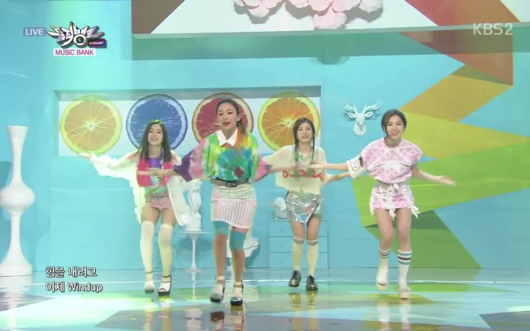 Red Velvet 레드벨벳 Happiness 행복 KBS MUSIC BANK 2014.08.08